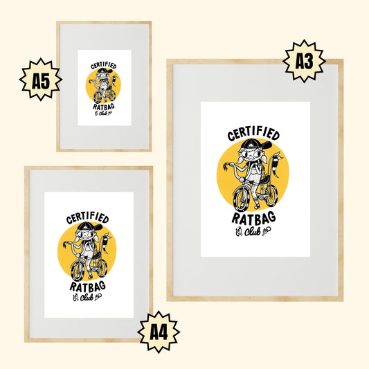 CERTIFIED RATBAG CLUB - PRINT