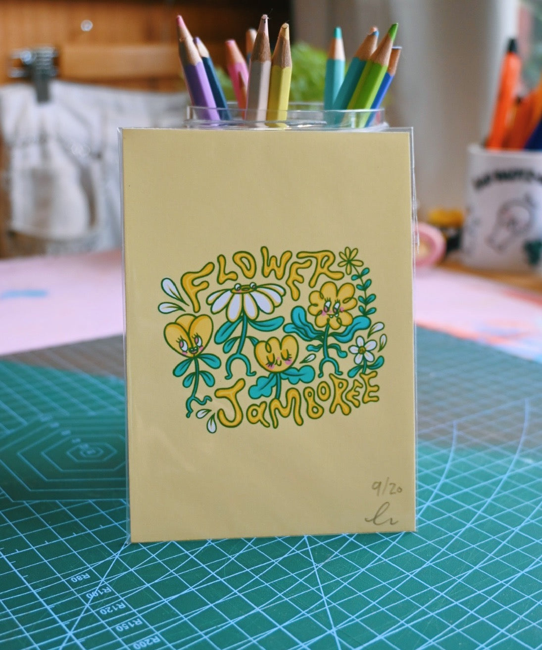 "HEAVY PETAL" - MINI PRINT