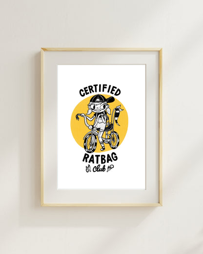 CERTIFIED RATBAG CLUB - PRINT