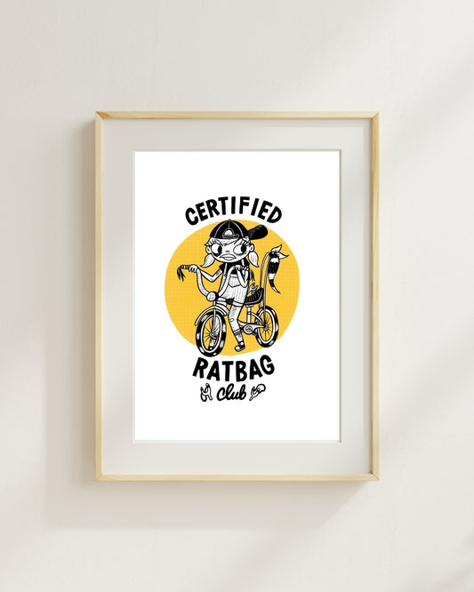CERTIFIED RATBAG CLUB - PRINT