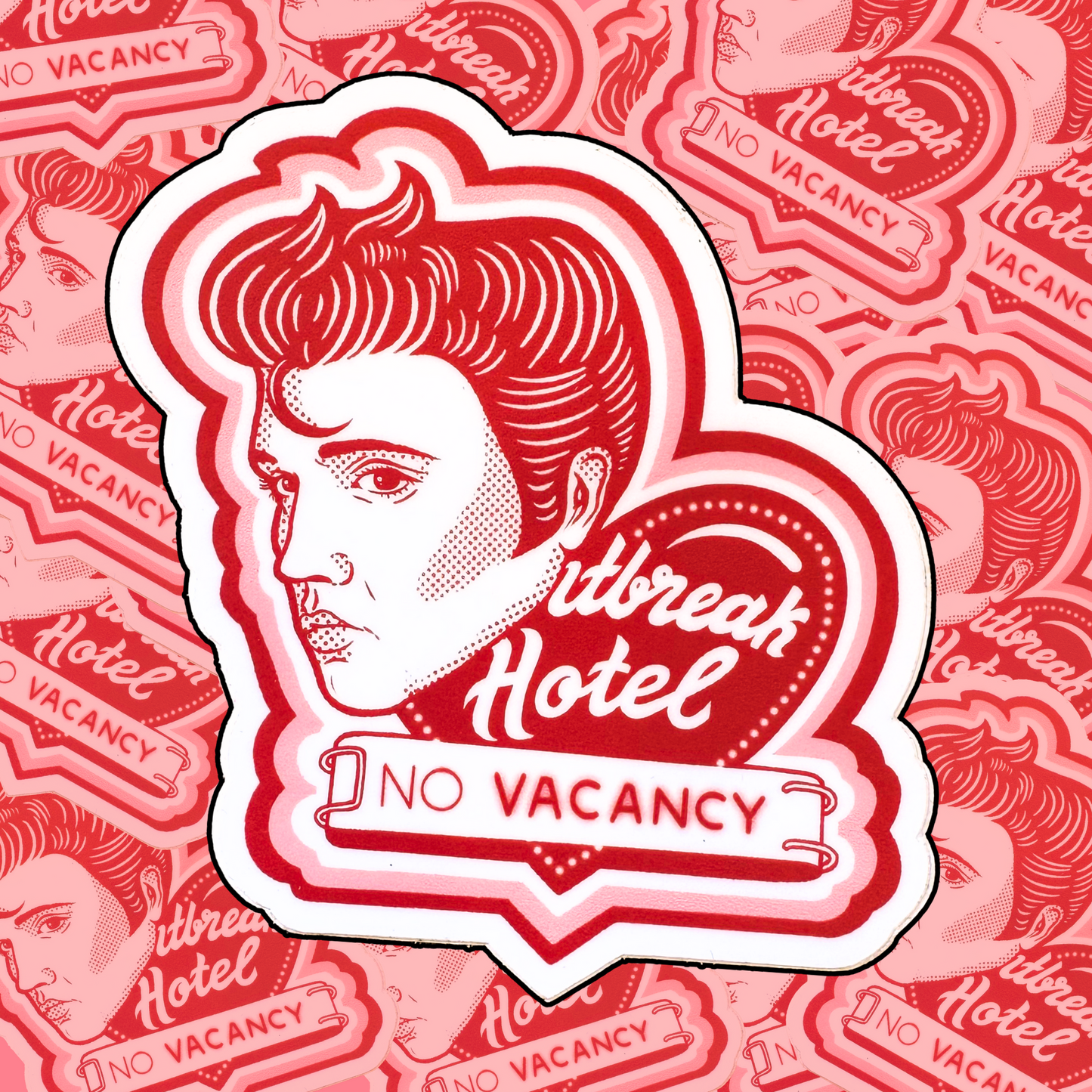 HEARTBREAK HOTEL - STICKER