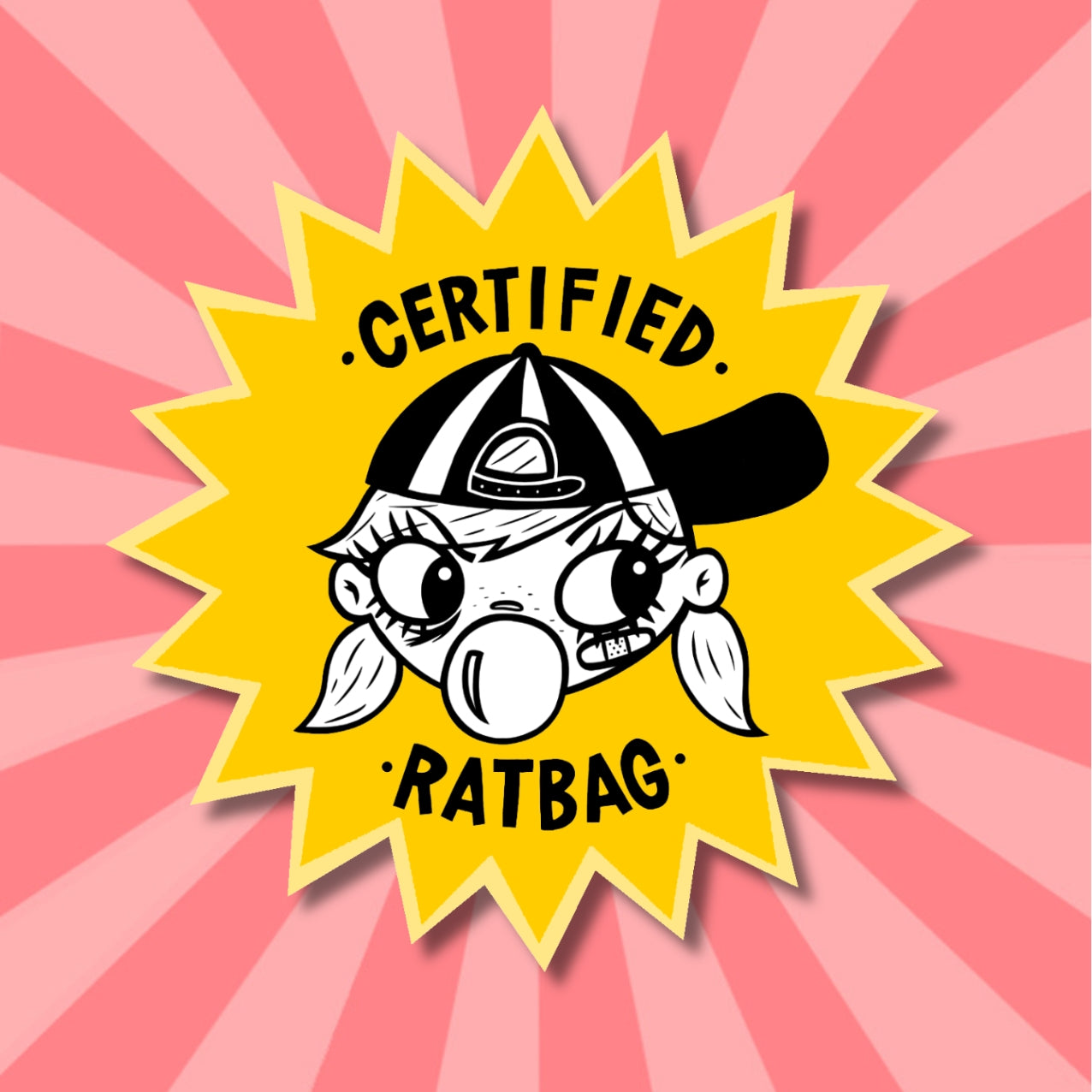 CERTIFIED RATBAG - STICKER