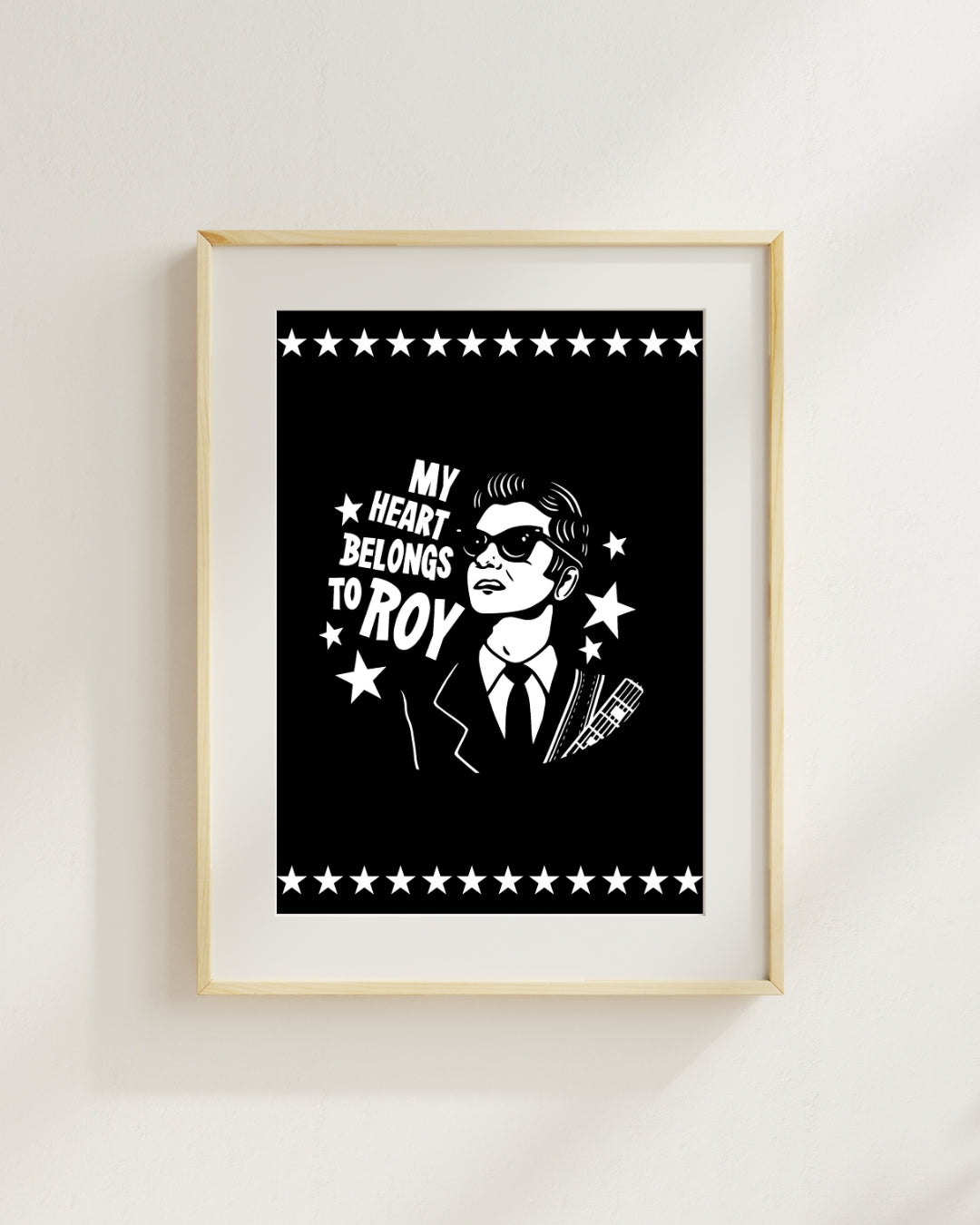 MY HEART BELONGS TO ROY - PRINT