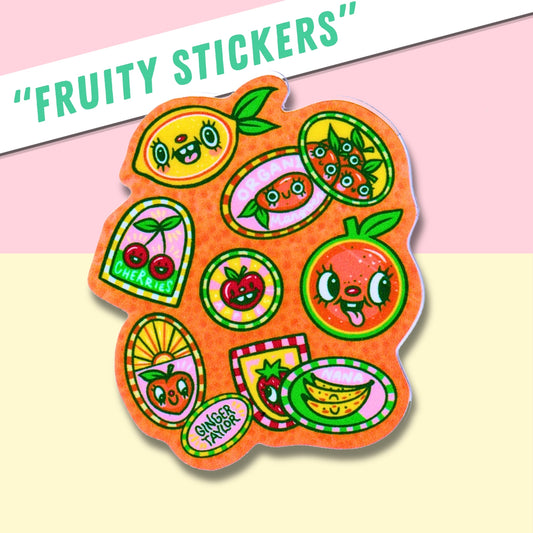 FRUITY STICKERS - STICKER