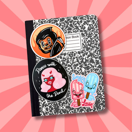 DANCE WITH THE DEVIL - STICKER