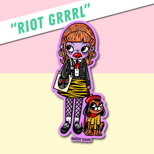 RIOT GRRRL - STICKER