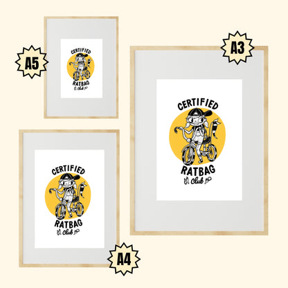 CERTIFIED RATBAG CLUB - PRINT