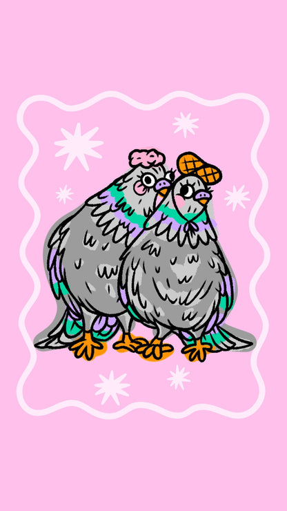 PIGEON PHONE BACKGROUNDS *FREE*