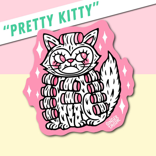 PRETTY KITTY - STICKER
