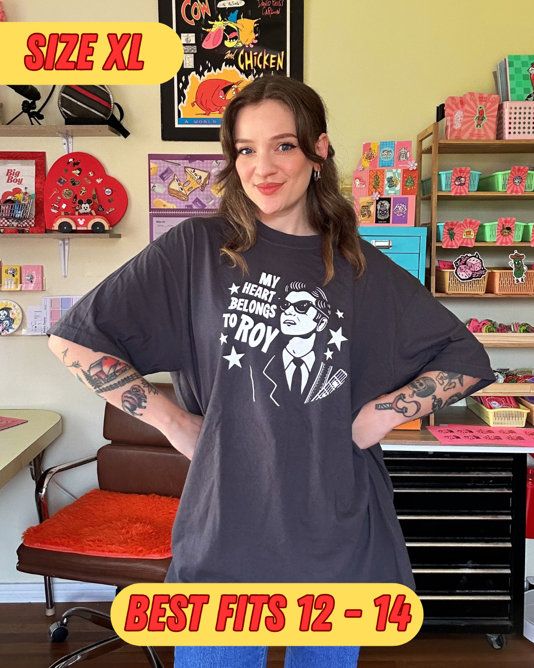 MY HEART BELONGS TO ROY - TEE