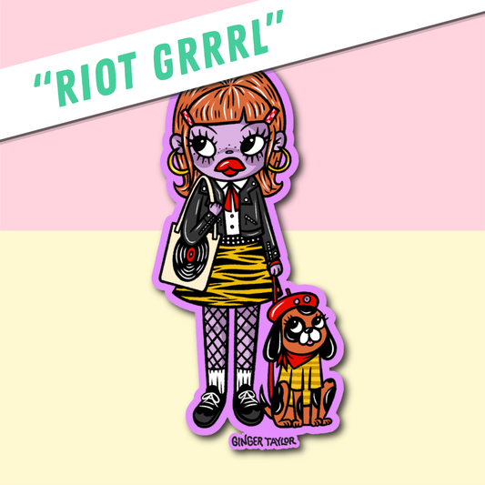 RIOT GRRRL - STICKER