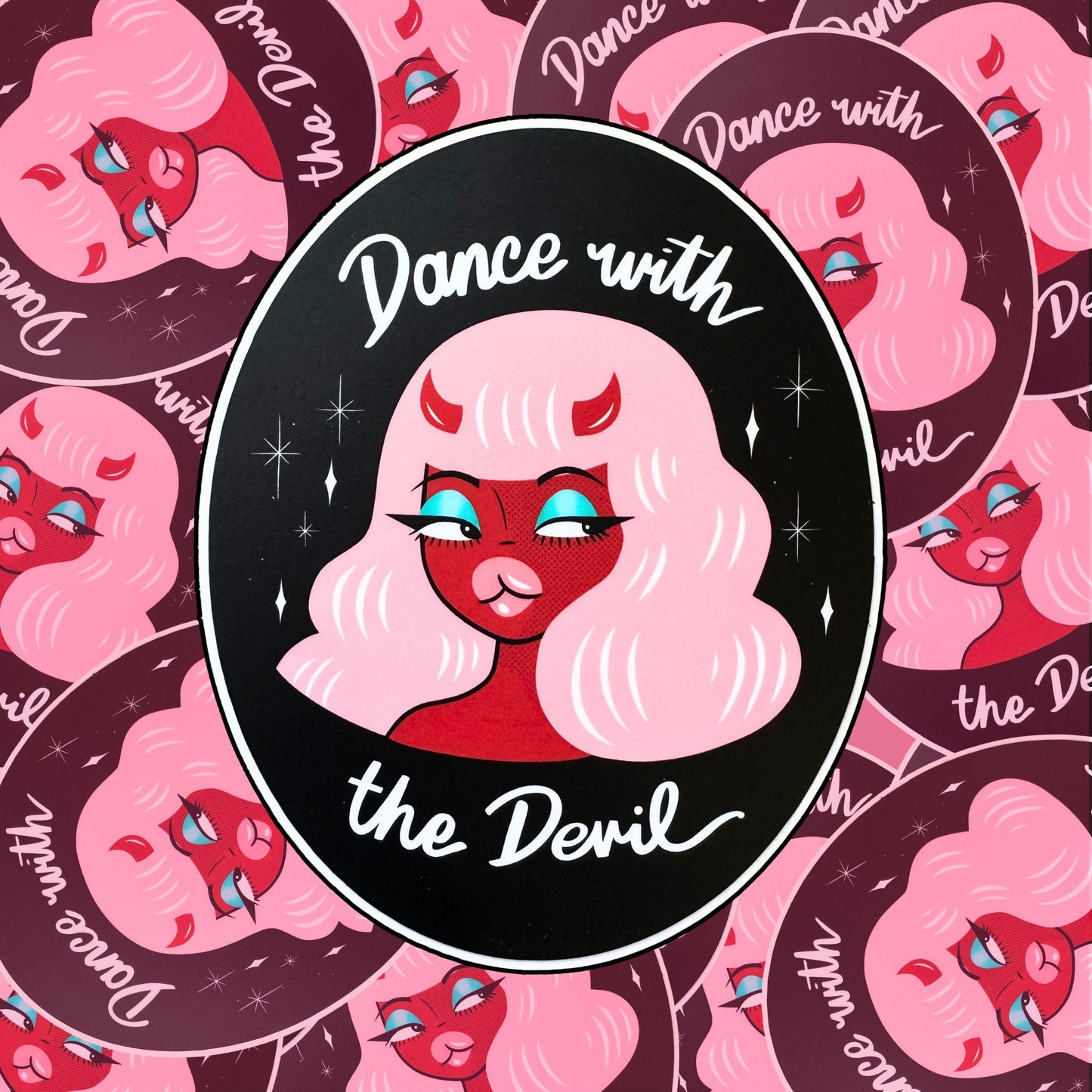 DANCE WITH THE DEVIL - STICKER