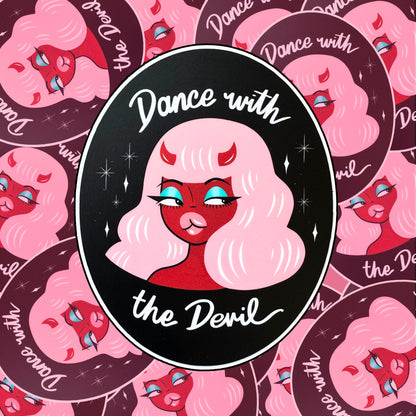 DANCE WITH THE DEVIL - STICKER