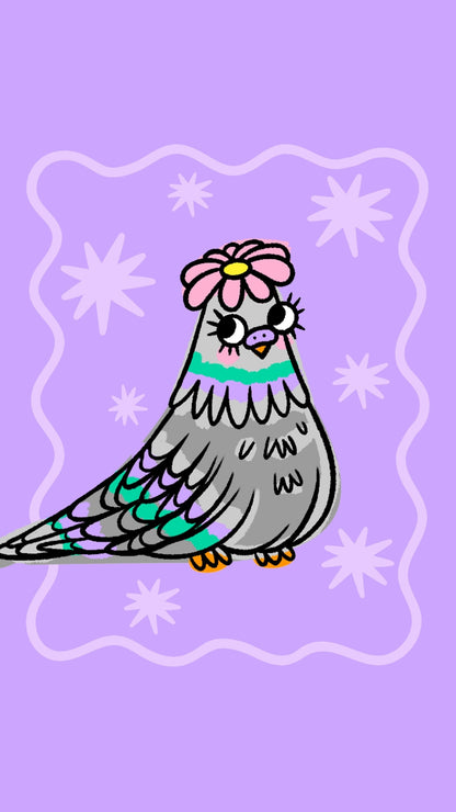 PIGEON PHONE BACKGROUNDS *FREE*