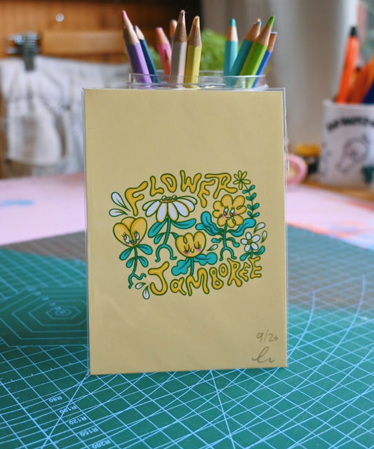 "HEAVY PETAL" - MINI PRINT