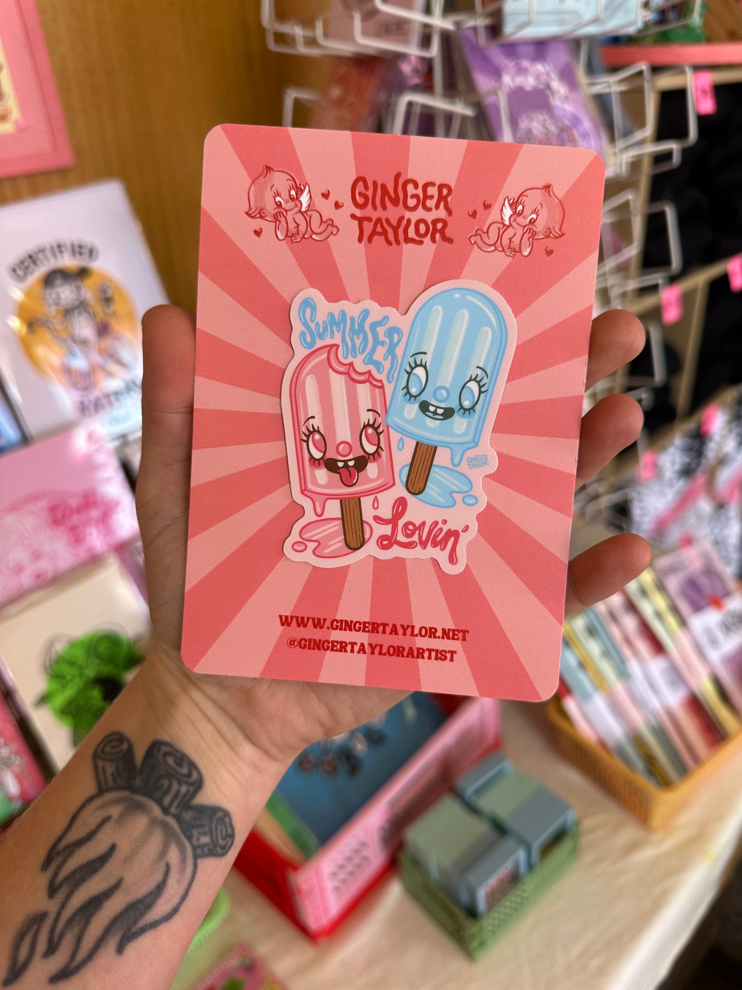 SUMMER LOVIN' - STICKER