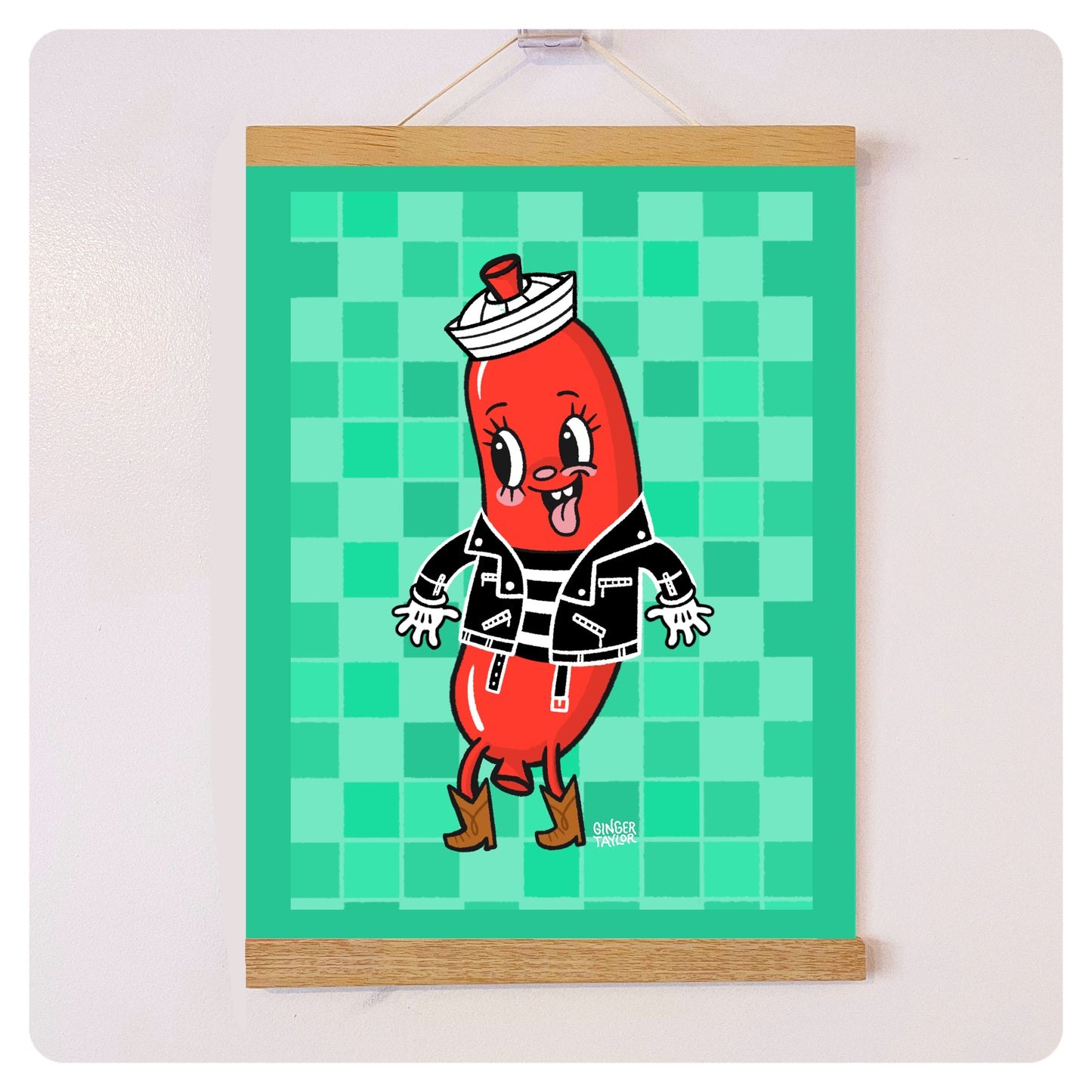 Captain Hot Diggity Dog - Print