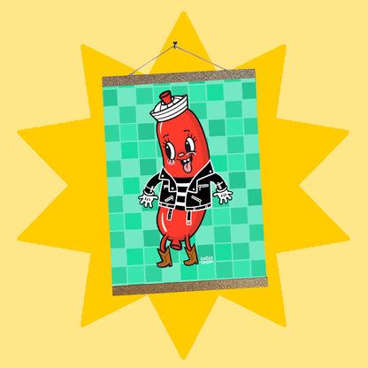 Captain Hot Diggity Dog - Print